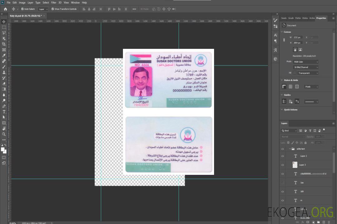 Carte du syndicat des médecins du SOUDAN template Carte du syndicat des médecins du SOUDAN template